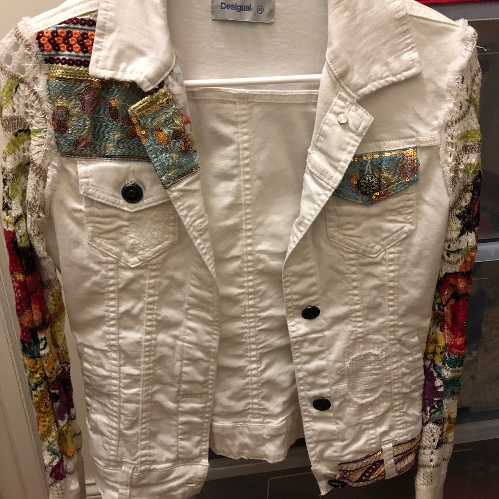 Desigual Colorful denim jacket